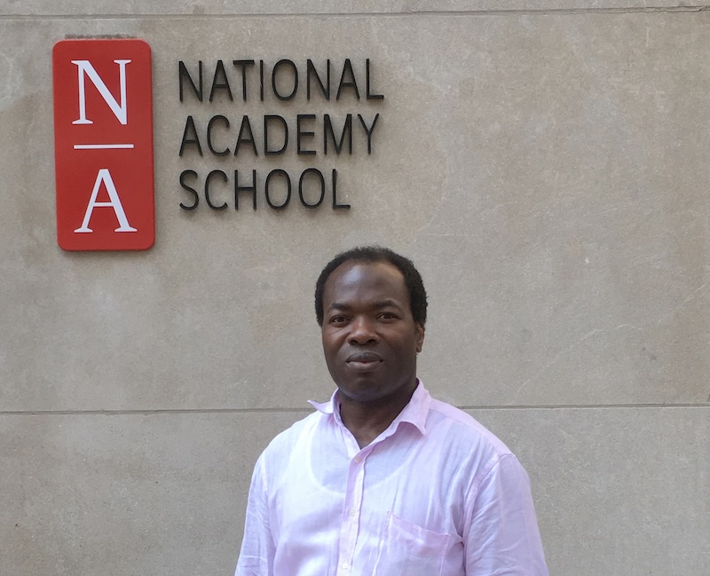 Picture of Sam Adoquei at the National Academy School